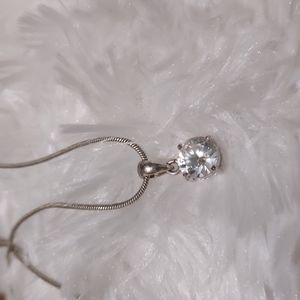 Avon Faux Diamond Snake chain necklace #38